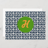 Collection de langue grecque - Carte pour notes (Devant / Derrière)