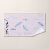 Collection de luxe de plumes bohèmes tendance (Serviette à main)