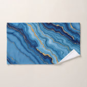 Collection de marbre bleu azur moderne (Serviette à main)