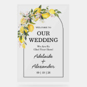 Collection de mariage Citron Méditerranéen (Recto)