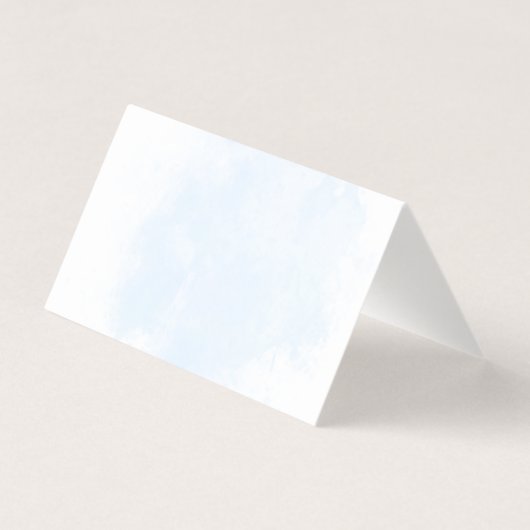 Collection de Mariages d'aquarelle bleue Numéro de (Back)