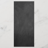 Collection de Mariages de tableau de bord - Menus (Dos)