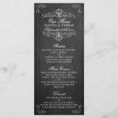 Collection de Mariages de tableau de bord - Menus (Devant)