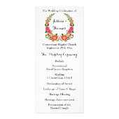 Collection de Mariages d'été de Bohême - Programme (Devant)