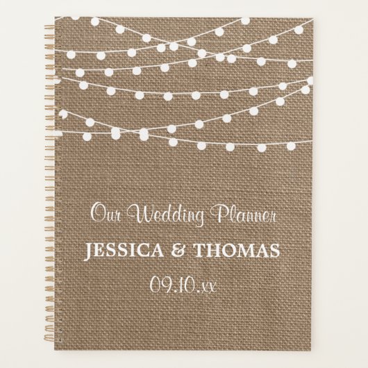 Collection de Mariages Rustic Burlap (Devant)