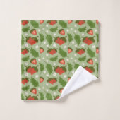 Collection de Motifs de paniers de fruits - Fraise (Gant de toilette)