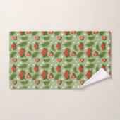 Collection de Motifs de paniers de fruits - Fraise (Serviette à main)