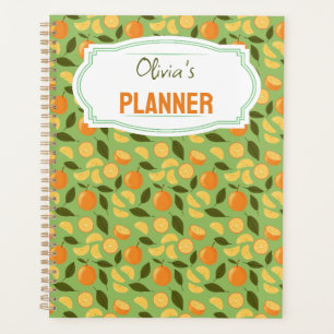 Collection de Motifs de paniers de fruits - Orange