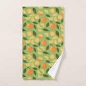 Collection de Motifs de paniers de fruits - Orange (Serviette à main)