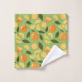Collection de Motifs de paniers de fruits - Orange (Gant de toilette)