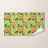Collection de Motifs de paniers de fruits - Orange (Serviette à main)