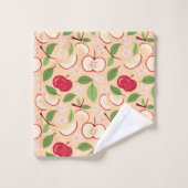 Collection de Motifs de paniers de fruits - Pommes (Gant de toilette)