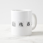 Collection de mugs animaux au crayon - Singes (Devant droit)