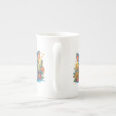Collection de mugs en porcelaine de bone de qualit (Dos)