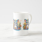 Collection de mugs en porcelaine de bone de qualit (Devant droit)