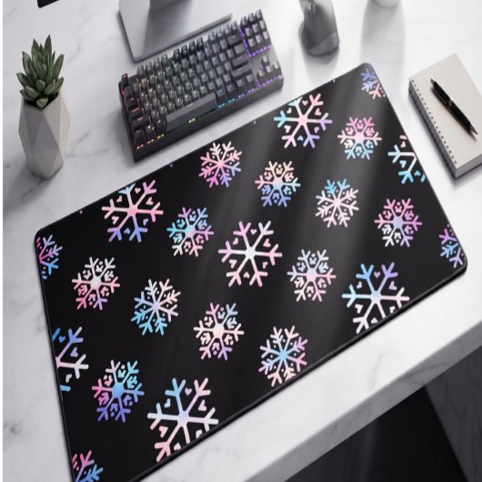 Collection de Noël en flocon de neige holographiqu