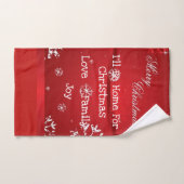 Collection de Noël Suzanne Elizabeth Holiday (Serviette à main)