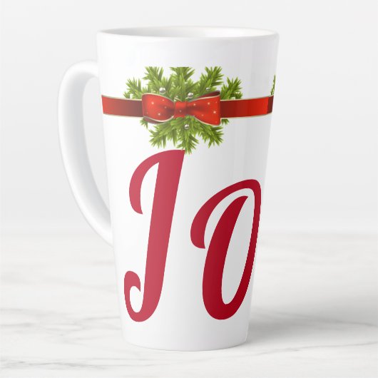 Collection de Noël Suzanne Elizabeth Latte Mug (Angle gauche)