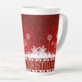 Collection de Noël Suzanne Elizabeth Latte Mug (Angle droit)