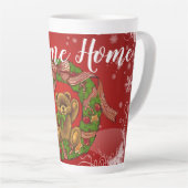 Collection de Noël Suzanne Elizabeth Latte Mug (Angle droit)