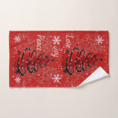 Collection de Noël Suzanne Elizabeth - Vacances (Serviette à main)