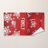 Collection de Noël Suzanne Elizabeth - Vacances (Serviette à main)