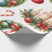 Collection de papier cadeau de Noël festif (Coin)
