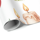 Collection de papier cadeau de Noël festif (Coin rond)