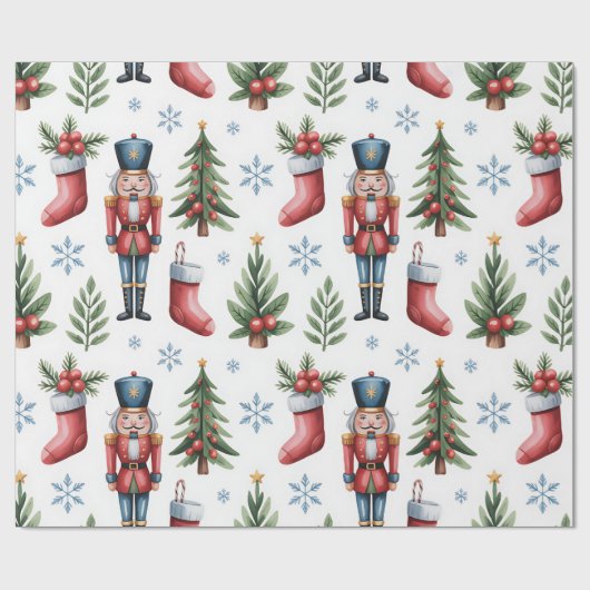 Collection de papier cadeau de Noël festif (Plat)