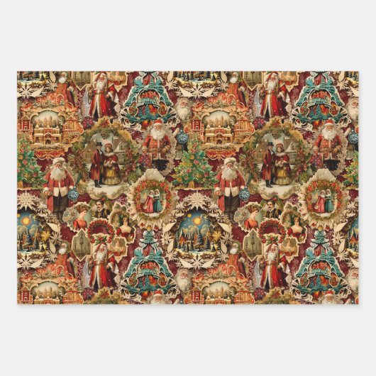 Collection de papier de Noël victorien (Devant)