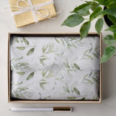 Collection de papier de soie à feuillage vert pour (Cadeau)