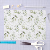 Collection de papier de soie à feuillage vert pour (Artisanat)