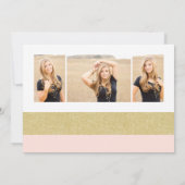 Collection de parties scintillant | Faire-part de  (Dos)