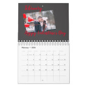 Collection de photos de famille moderne Calendrier (Feb 2026)