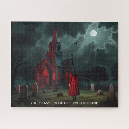Collection de puzzle d'art gothique rouge (Horizontal)
