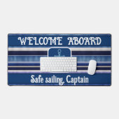 Collection de rayures de bateaux bleus de la Marin (Clavier et souris)