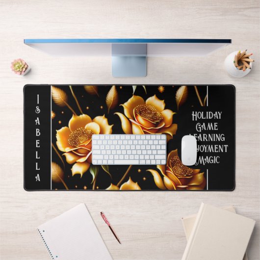 Collection de Roses d'or Boho de luxe moderne (Bureau 1)