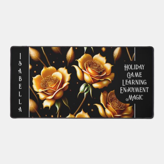 Collection de Roses d'or Boho de luxe moderne (Recto)