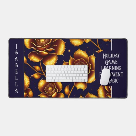 Collection de Roses d'or Boho moderne (Clavier et souris)