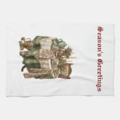 Collection de serviettes de cuisine de Noël Vintag (Horizontal)