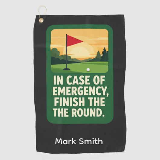 Collection de serviettes de golf amusantes pour le (Devant)