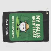 Collection de serviettes de golf amusantes pour le (Horizontal)