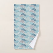 Collection de serviettes Sea Breeze Blue Wave (Serviette à main)