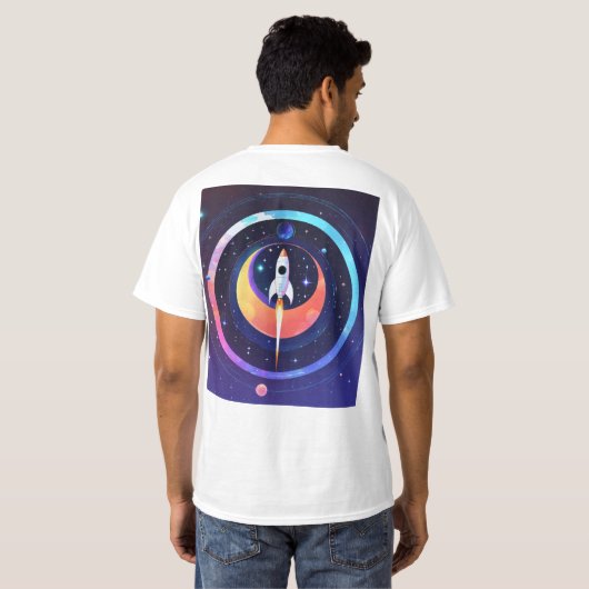 Collection de T-shirts Celestial Chic Space (Dos entier)