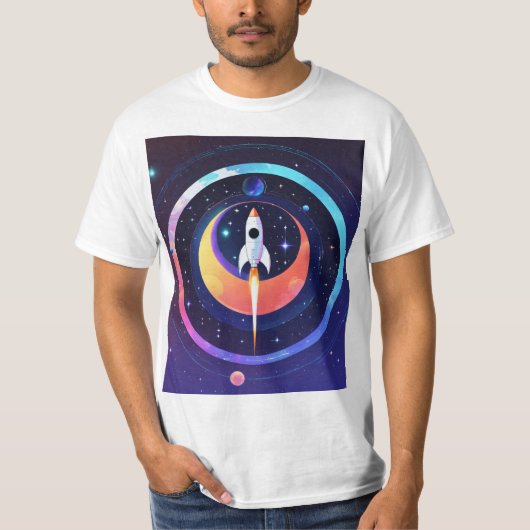 Collection de T-shirts Celestial Chic Space (Devant)