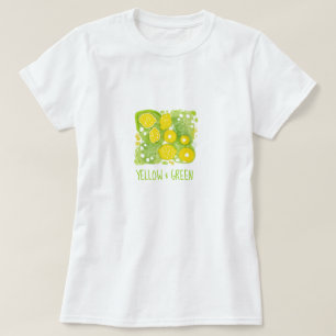 Collection de t-shirts Illustration citrons jaunes