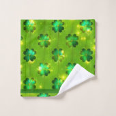 Collection de trèfle de la Saint Patrick populaire (Gant de toilette)