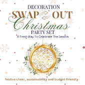 Decoratie Swap Out Dank u en kerst Kaart