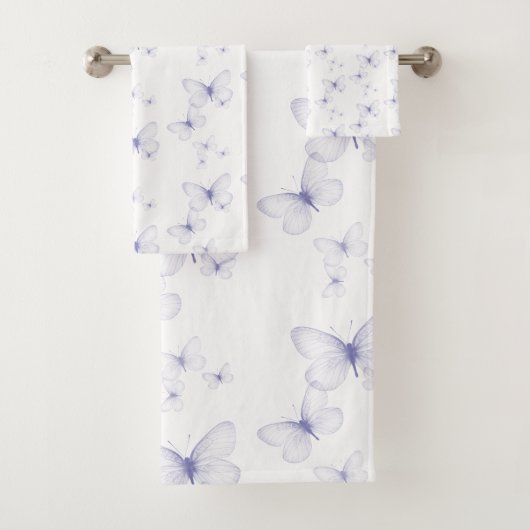 Collection décorative papillon violet (En situation)