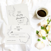 Feuilles noirs off Merci Mariage blanc photo